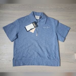 Scotch & Soda Mens 1/4 Zip Polo Shirt XL